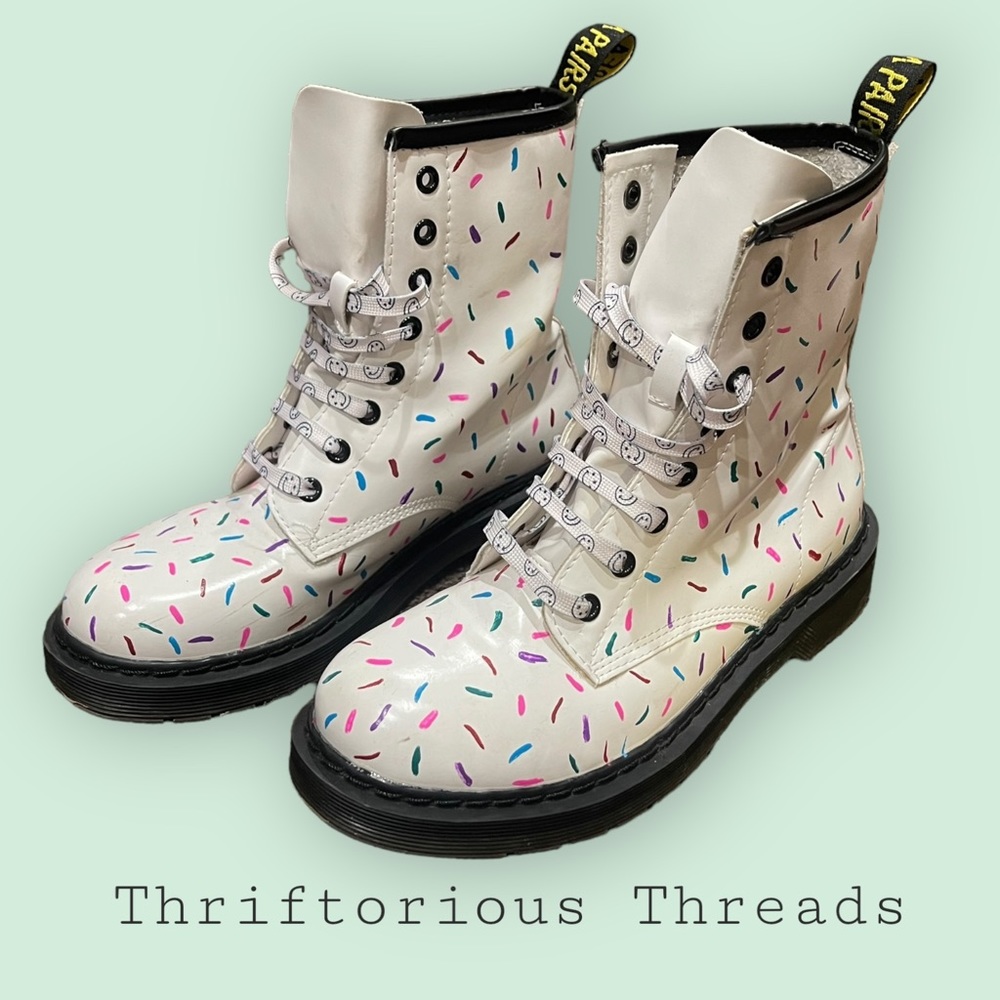 Hand Painted Combat Boots